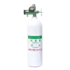 산소호흡기 용기  SCA900용기만 구입  2.3L용기에 압축산소  산소공급기 용기