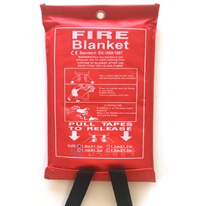 Fire Blanket  사이즈선택 불연Glass포 소방포/불덮개  BAG타입 방염포 소방담요 방화담요 불연섬유